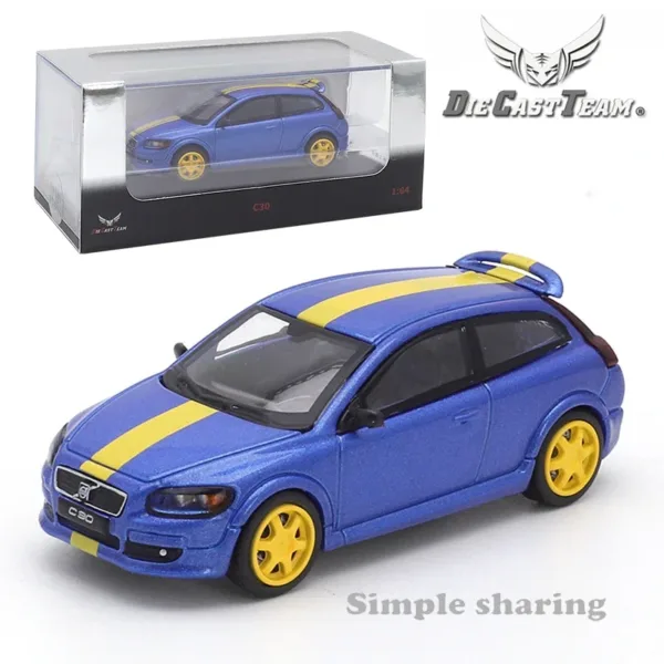 1:64 Scale Volvo C30 Diecast Metal Model - Image 8