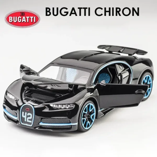 1:32 Bugatti Chiron Alloy Car Model Toy - Image 8