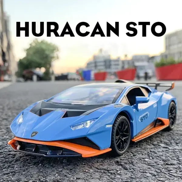 1:24 Lamborghini Huracan STO Diecast Model Car - Image 2