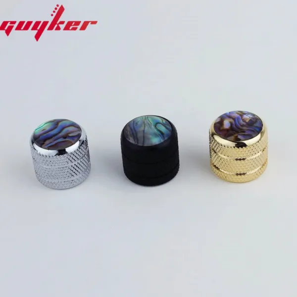 Abalone Guitar Knobs for Electric Bass 6mm Pots