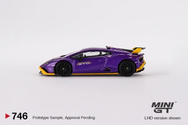 1/64 Lamborghini Huracán STO Diecast Model Car - Image 4