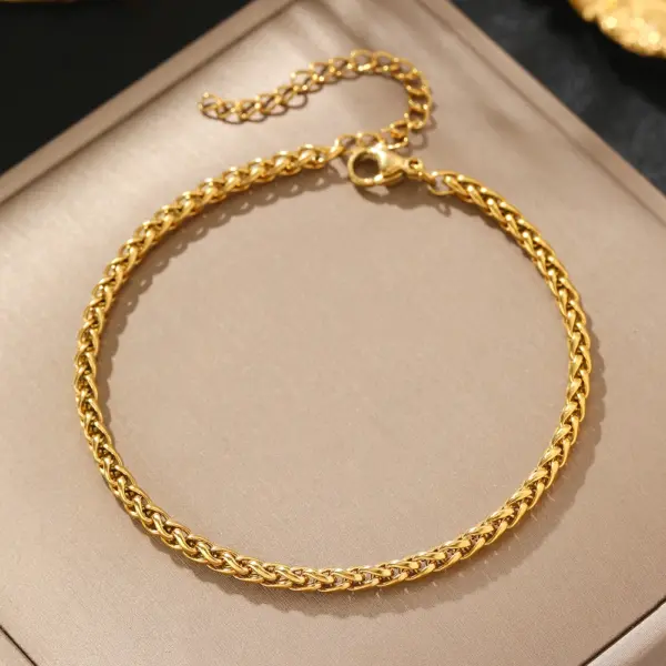 Elegant Stainless Steel Chain Bracelet for Women - Image 8