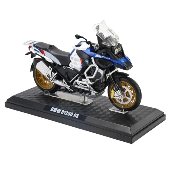 1:12 BMW R1250 GS Diecast Motorcycle Model - Image 2