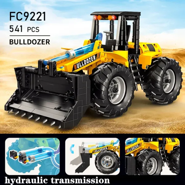 Hydraulic Control Crane Building Block Set - Image 5