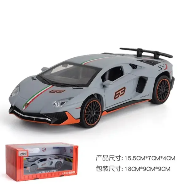 1:32 Lamborghini LP780 Diecast Model Car - Image 13