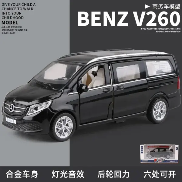 1:32 Scale Mercedes-Benz V260 Alloy Model Car - Image 8