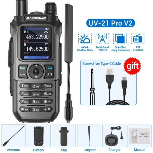 Baofeng UV 21 Pro Waterproof Walkie Talkie - Image 12