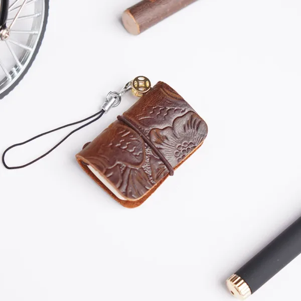 Mini Leather Pocket Diary with 64 Pages - Image 24