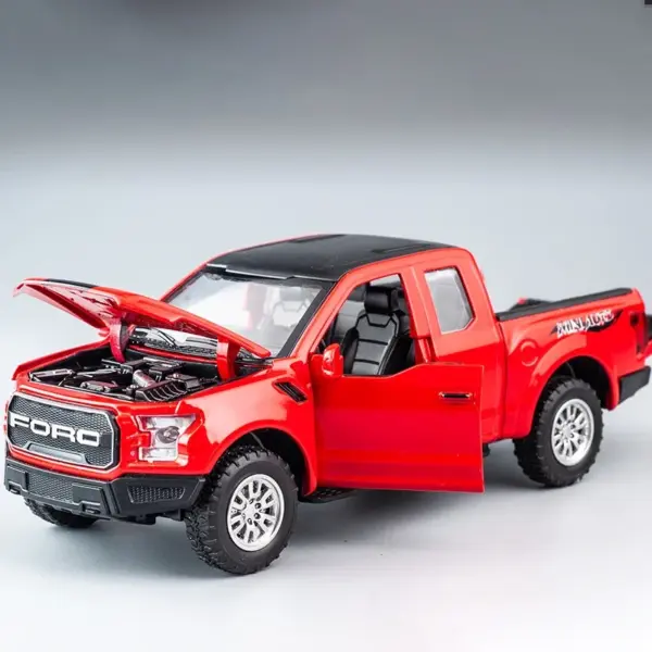 1:32 Ford Raptor F150 Diecast Model Car - Image 4