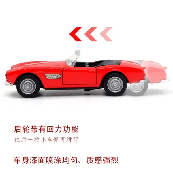 WELLY 1:36 Scale 1956 BMW 507 Toy Car - Image 3