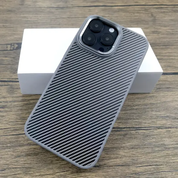 Carbon Fiber Matte Case for iPhone 11-16 Pro Max - Image 4