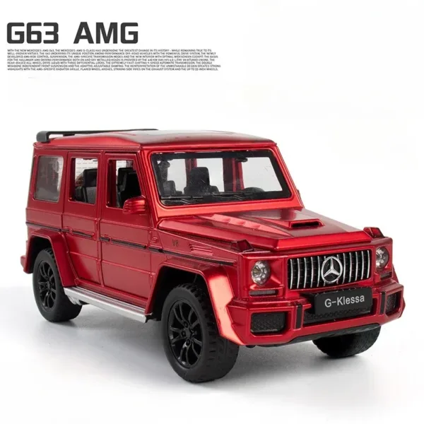 1:32 Diecast Benz G63 Police Car Model - Image 9