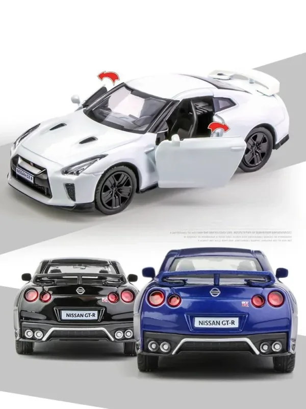 1:36 Diecast Nissan GT-R R35 Toy Car - Image 4