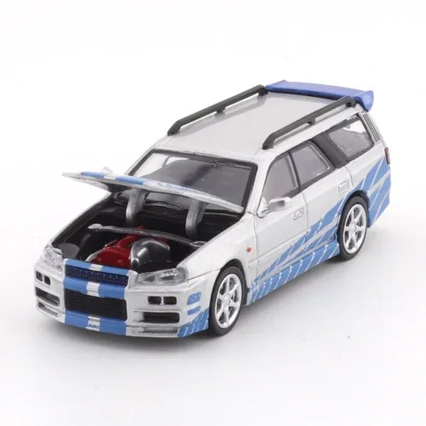 Nissan Stagea R34 1:64 Diecast Model Car - Image 4