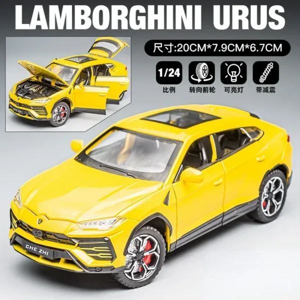 1:24 Lamborghini URUS Diecast Model Car - Image 10