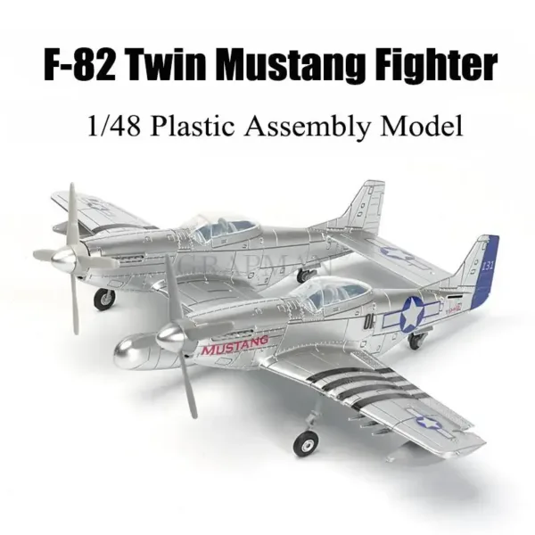 1/48 F-82 Twin Mustang Fighter Model Kit