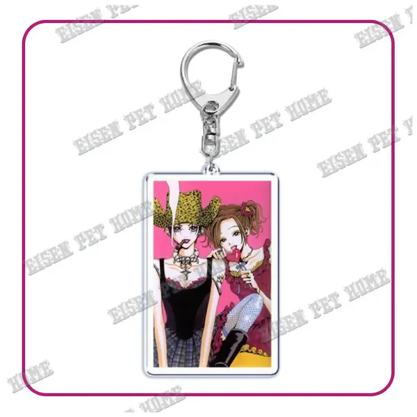 Nana Anime Keychain with Black Stones Pendant - Image 25