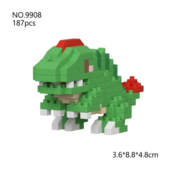 Cute Dinosaur Mini Bricks Building Set - Image 12