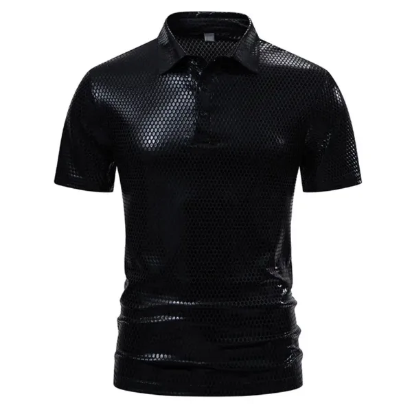 Men's Casual Short Sleeve Sequins T-Shirt - Image 4