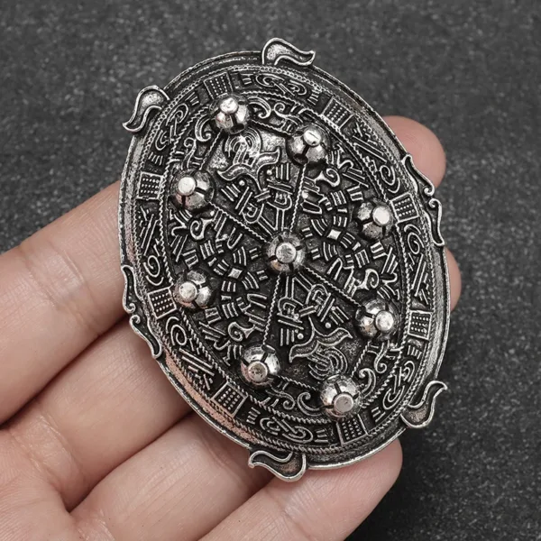 Norse Shield Brooch for Men and Women - Image 6