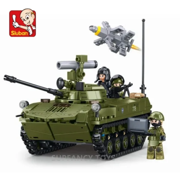 Military Model Bricks Tank Building Blocks Set - Image 7