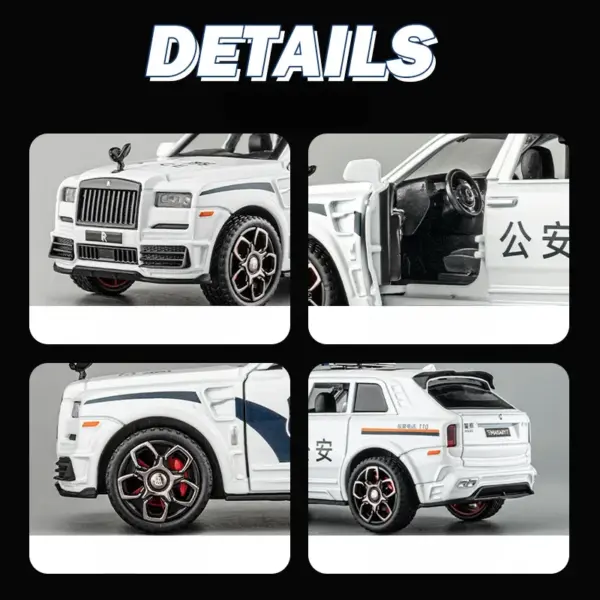 Rolls Royce Cullinan Police Car Model Toy - Image 2