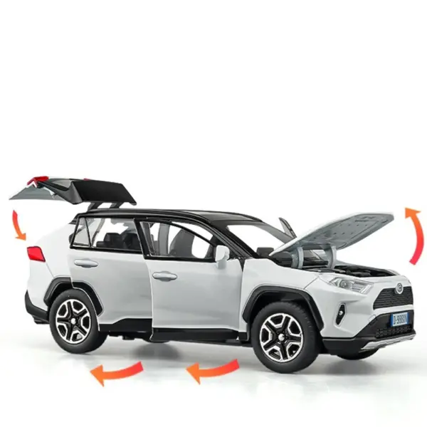 1:32 Alloy RAV4 SUV Model Car Toy - Image 5
