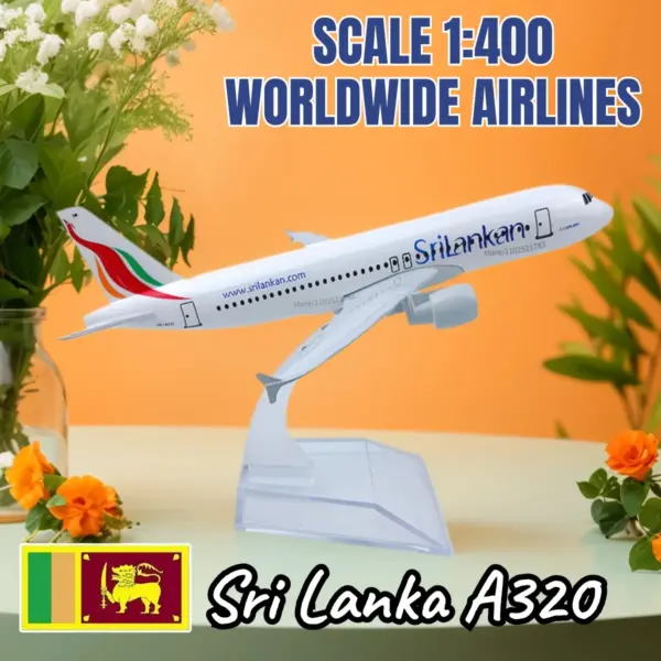 1:400 Scale Diecast Airbus A320 Model Aircraft - Image 33