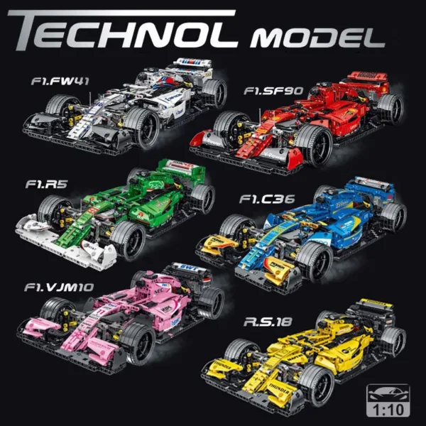 F1 Racing Supercar Building Blocks Set - Image 5