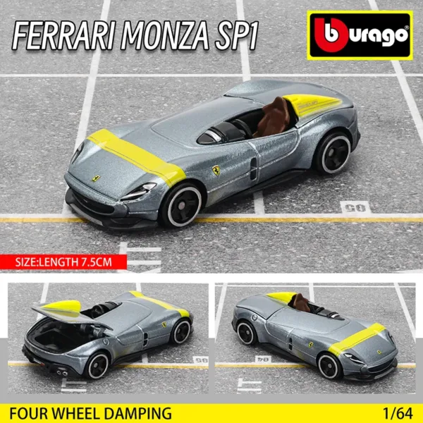 Bburago Lamborghini Huracan Diecast Model Car - Image 9