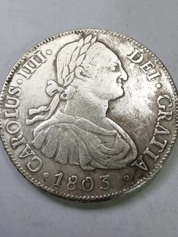 Bolivia 8 Reales Silver Plated Coin Copy - Image 20