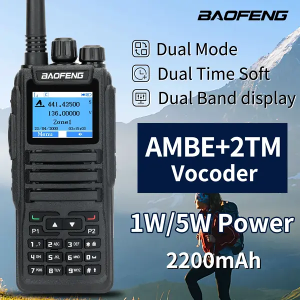 Baofeng DM-1701 Dual Mode Walkie Talkie - Image 2