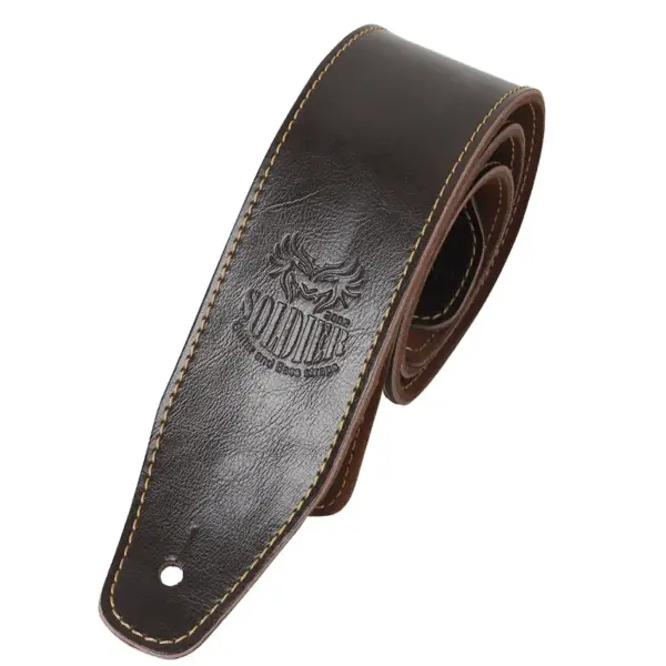 Adjustable Cowhide Guitar Strap for Bass/Acoustic - Image 5