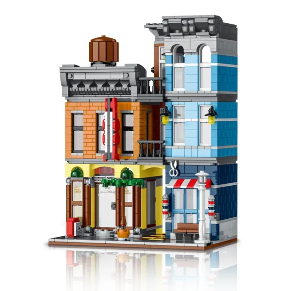 1178pcs Modular Pizza Shop Building Blocks Set - Image 5