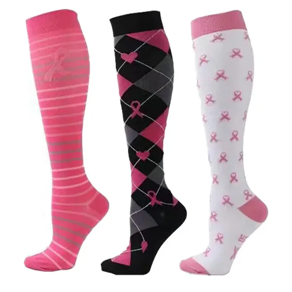 3 Pairs Compression Socks for Men and Women - Image 27