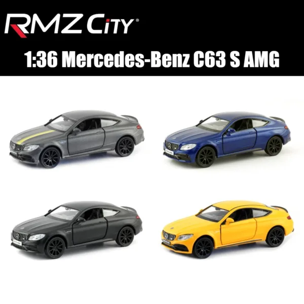 Mercedes-Benz C63 S AMG Toy Car Model - Image 3