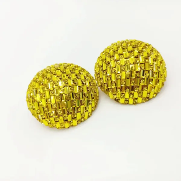 Trendy Women’s Stud Earrings with Rhinestones - Image 12