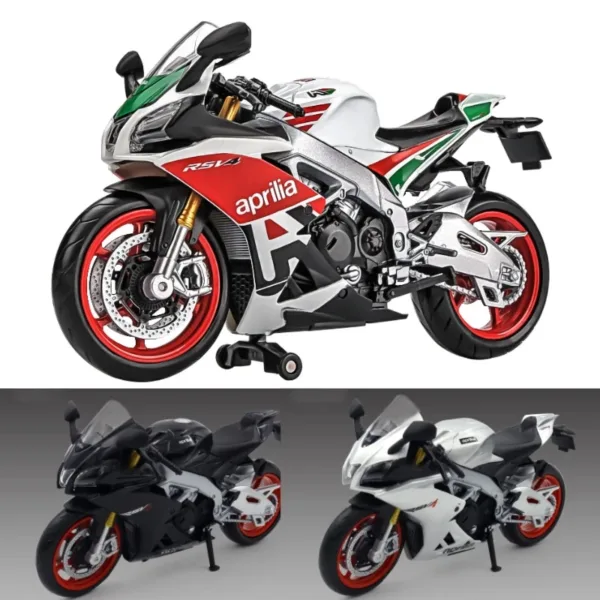 1/12 Scale Aprilia RSV4 RR1000 Diecast Model - Image 2