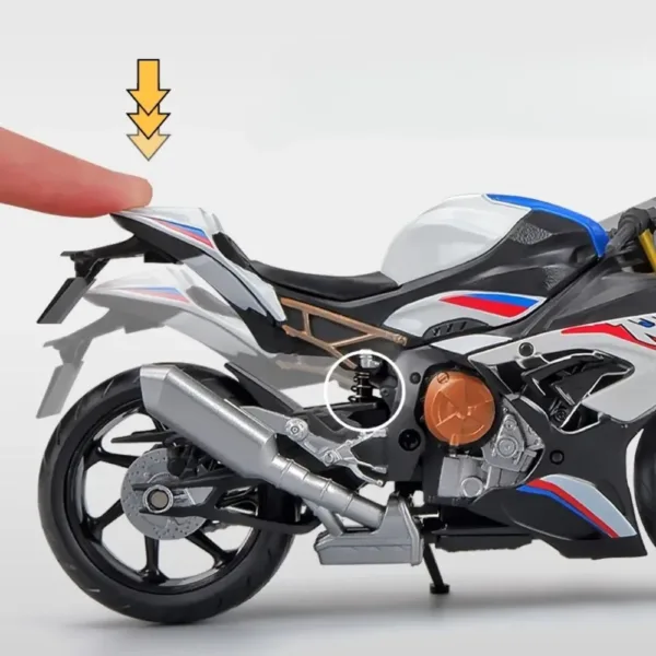 1:12 Scale BMW S1000RR Motorcycle Model Toy - Image 4