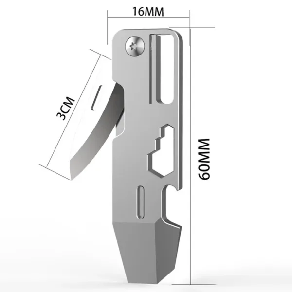 9-in-1 Titanium Alloy EDC Outdoor Tool - Image 8