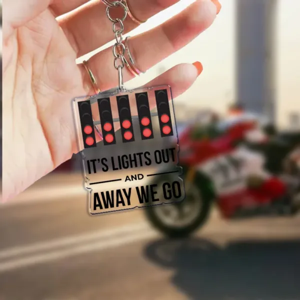 F1 Motorcycle Keychain Pendant for All - Image 4