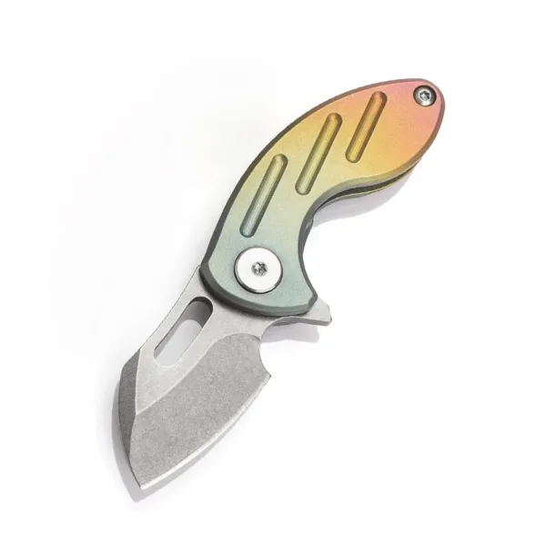 Titanium Alloy Folding Knife S35VN Steel EDC Tool - Image 12