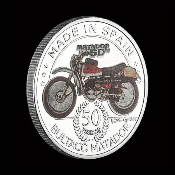 Bultaco Matador Commemorative Silver Coin 1PC - Image 5
