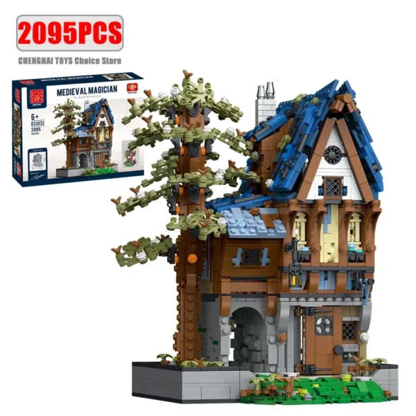 Medieval Blacksmith Shop Building Blocks Set - Image 9