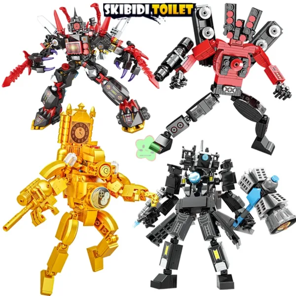 Skibidi Toilet Titan Building Block Set