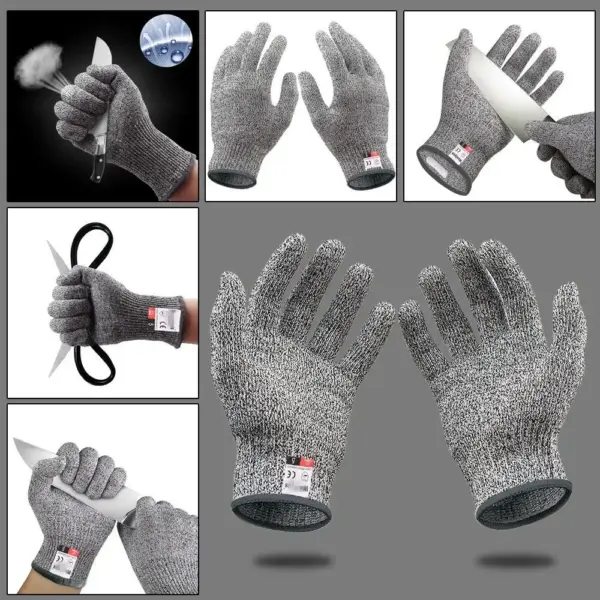 Grade 5 Anti-Cut HPPE Safety Gloves - Image 2