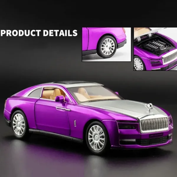 1:32 Rolls Royce Spectre Alloy Diecast Car - Image 4