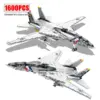 F-14 Tomcat Fighter Model Building Blocks Set