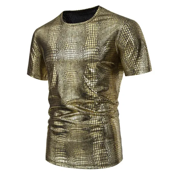 Men's 70s Disco Sequin Shirt for Parties - Image 8