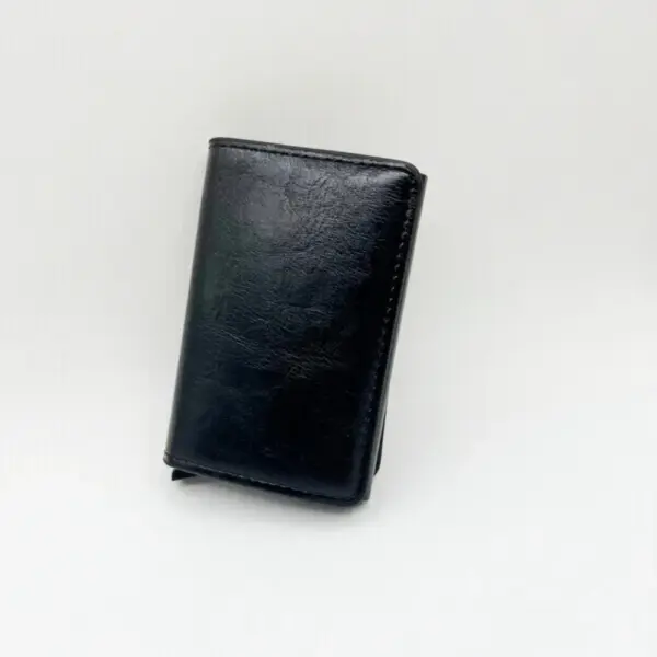 Men's PU Carbon Fiber Anti-theft Wallet - Image 3